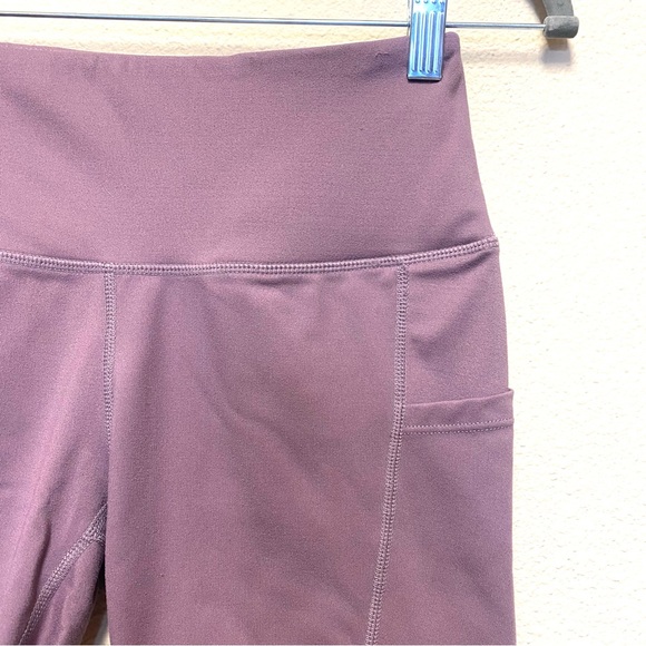 Lavender/mauve biker shorts, sz SM - Picture 3 of 6